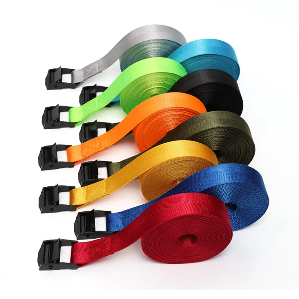 300cm Bagagem Strap Solid Pressionando Buckle Strong Cargo Strap Car Motocicleta Tow Rope Strong Belt