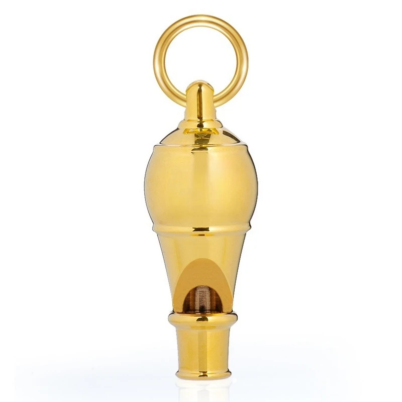 For Titanium Alloy Survival Whistle, Outdoor Sports Non-nuclear EDC Signal Whistle Pendant/FH053