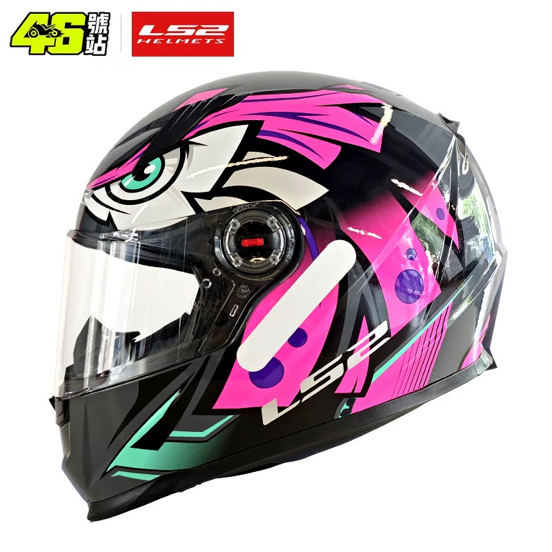 LS2 Draze Full Face Capacete Masculino for Women LS2 FF358 Motocross Racing Man Woman Casco Moto Casque No Pump ECE Approved