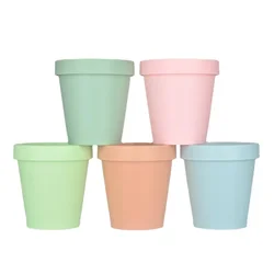 Frosted Empty Jar Pot 100g 250g 200g Multicolor Plastic Cosmetic Makeup Face Cream Container Ice Cream Pot with Inner Lid