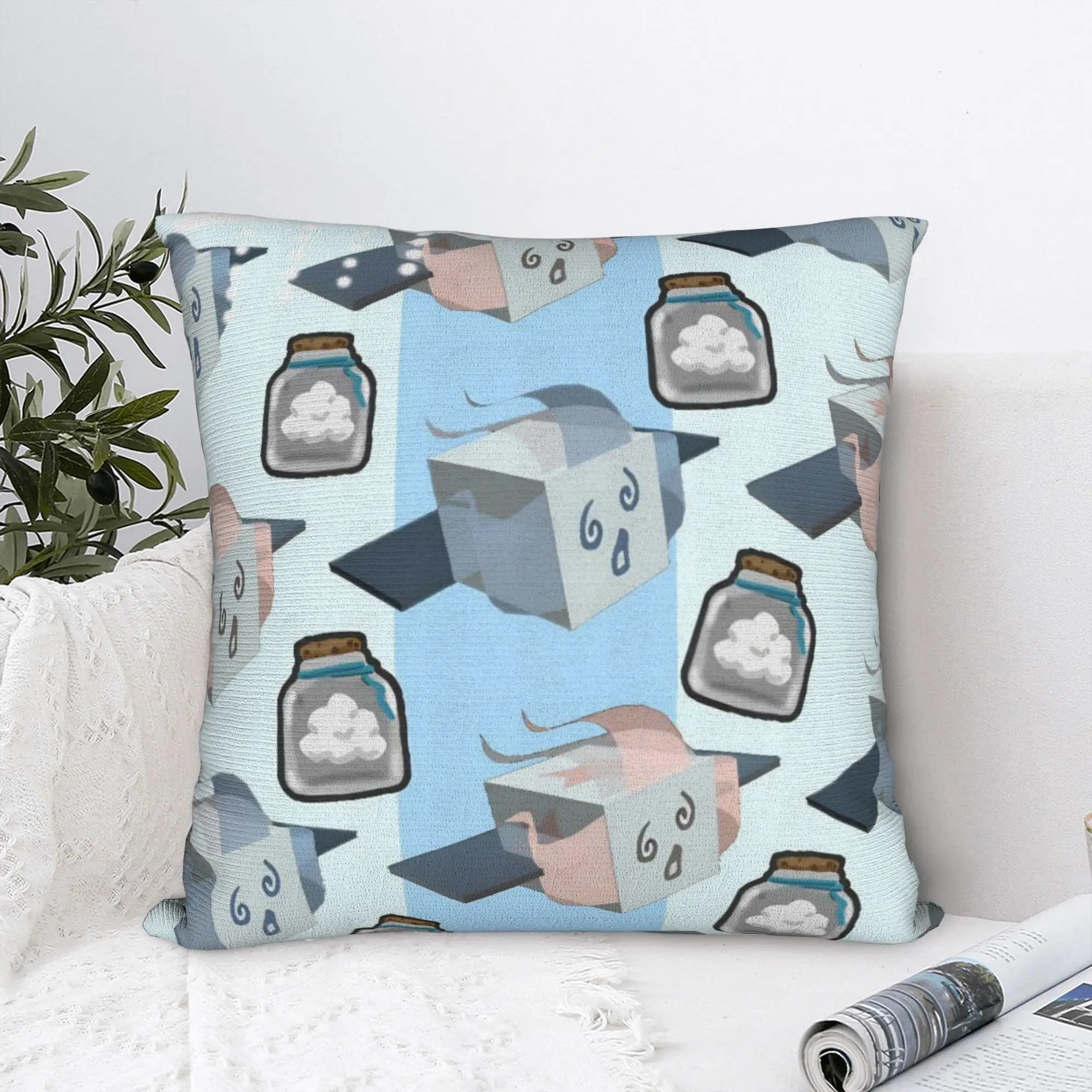 Soft Bee Swarm Simulator BSS Game Pillowcase Polyester Cushion Cover Decor Cartoon Throw Pillow Case Cover Home Zippered