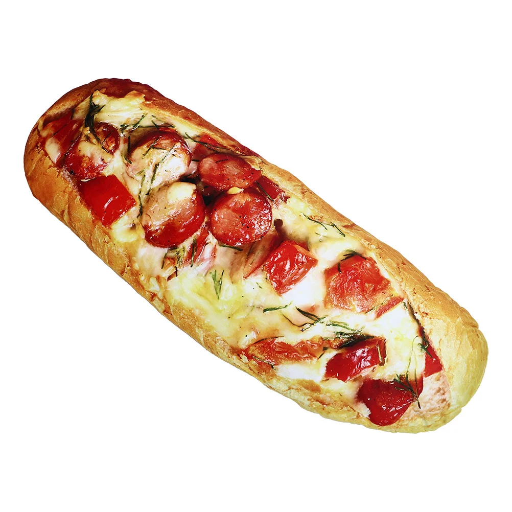 

1 pc Bread Shape Bolster Pillow Soft Durable For Sofa Chair Car Seat Home Decor Simulation Food Cushion Lumbar Support Nap
