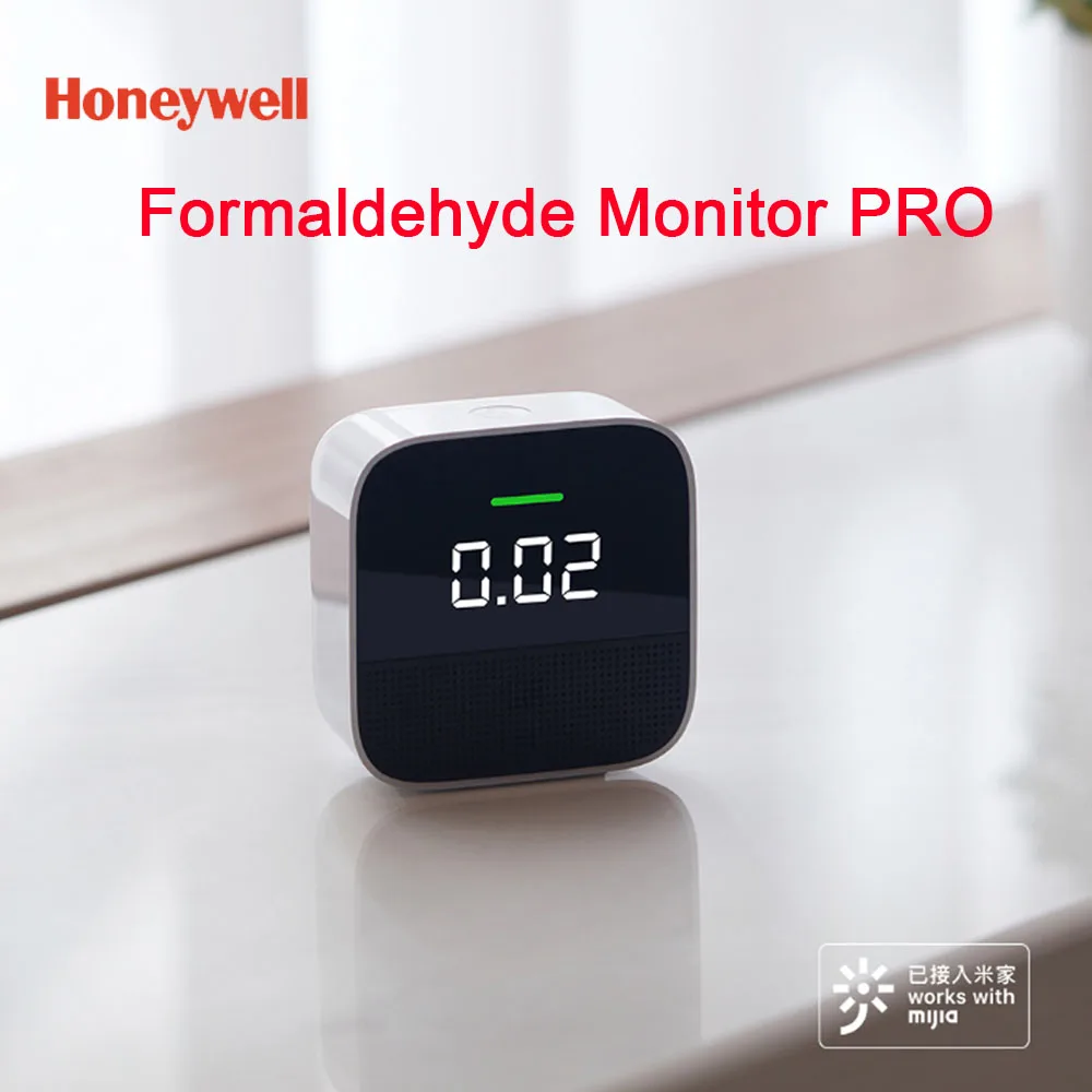 Honeywell Formaldehyde Monitor PRO Bluetooth 5.2 LED Digital Multi Functional of Temperature ＆ Humidity Works with Mijia APP