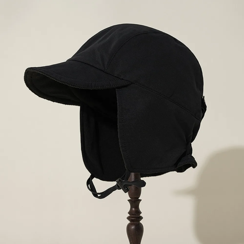 

Японская шапка-ушанка с защитой ушей, зимняя шапка, толстая теплая шапка с капюшоном, ветрозащитная повседневная бархатная шапка-пилот для спорта на открытом воздухе