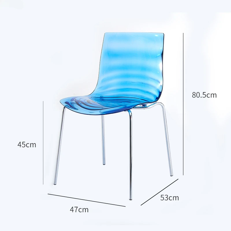 Nordic Dining Chair Minimalist Modern Plastic Dining Chairs Leisure Ins Fashion Simple Negotiation Chair House Kitchen Furniture