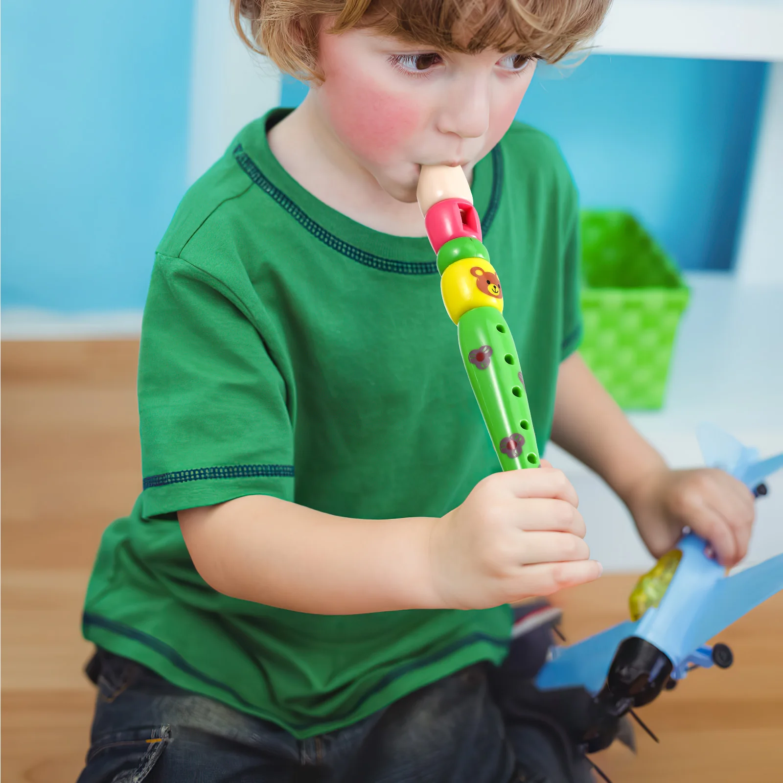

2pcs Six-hole Recorder Kids Musical Instrument Toys Loud Timbre Educational Music Toy for Children Birthday Gift Kid Instrument