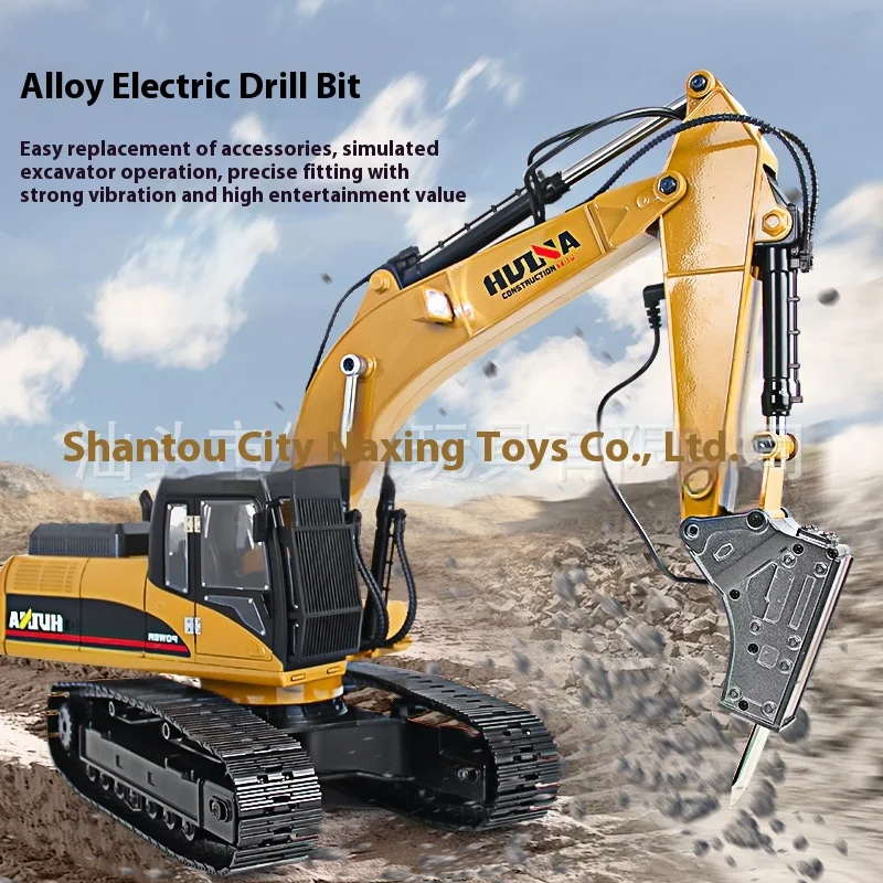 Nieuwe Huina 1/14 Schaal Graafmachine 1580 Legering Techniek Voertuig Speelgoed 32 Kanalen Afstandsbediening Simulatie Graafmachine voor Kinderen