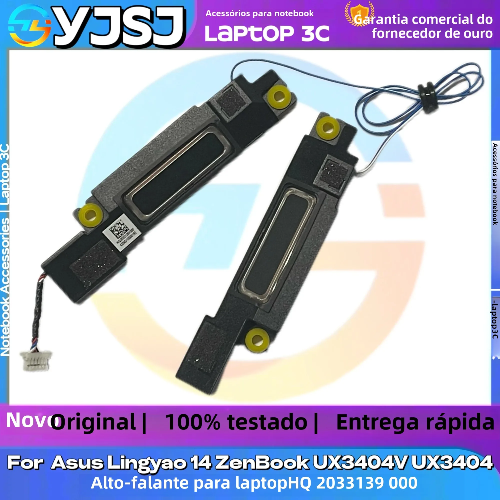 Novo alto-falante original genuíno para laptop asus lingyao 14 zenbook ux3404v ux3404 ux3404va alto-falante de áudio embutido hq 2033139 X000