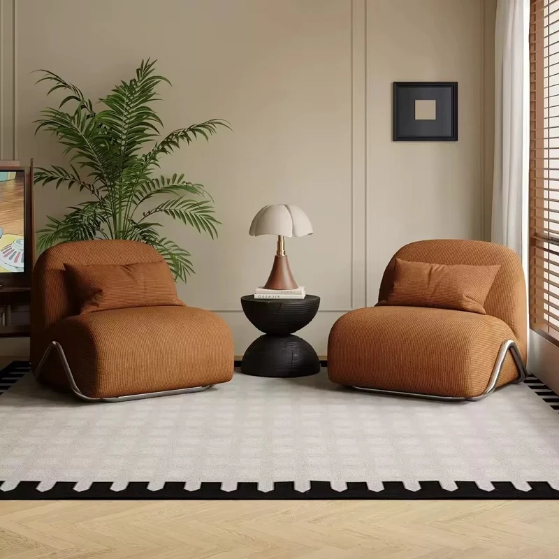 Modern Furniture Single Modular Sofa Living Room Movable Curved Group Fabric Sofa