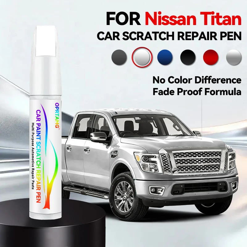 

Ремонтный карандаш для краски Nissan Titan 1990-2025, 2026: средство для удаления царапин, аксессуары для авто, черный