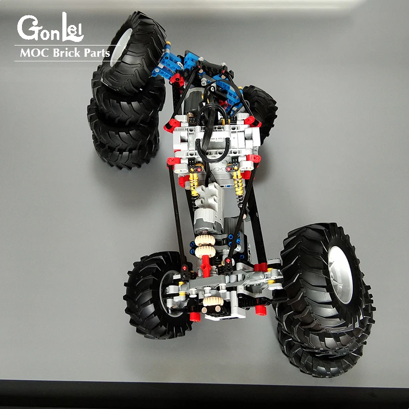 NEW Technical 4WD Off-road Front Suspension System MOC Building Blocks Parts Kits RC Bricks Model Cars for kids Boys DIY Toys