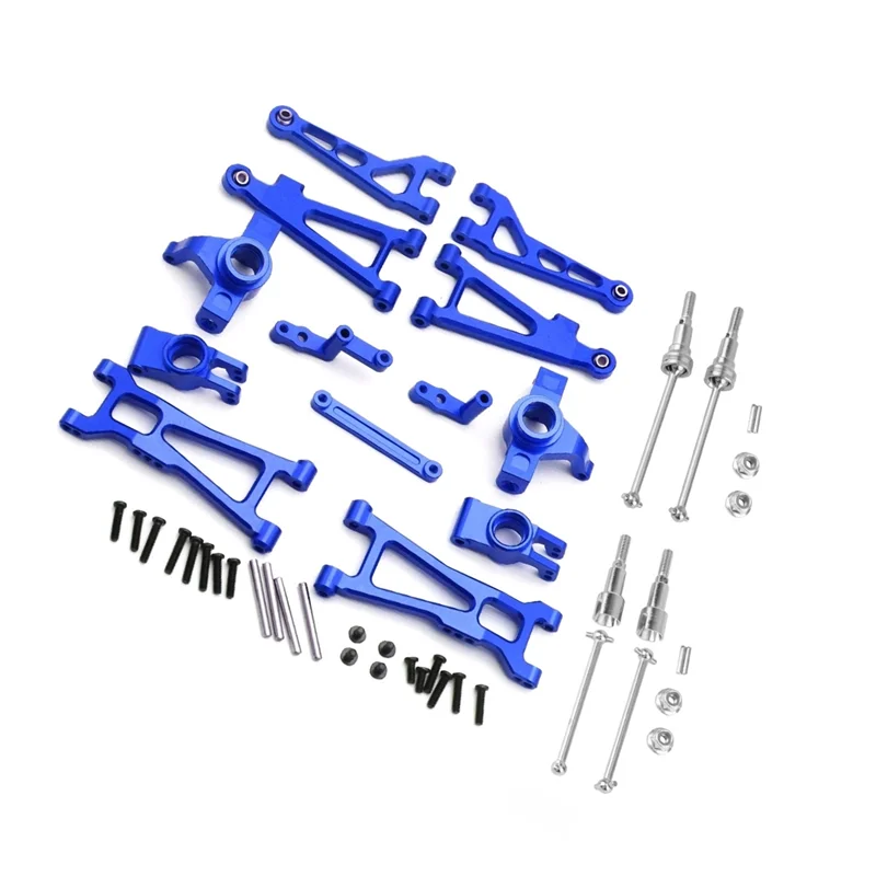 Set di bracci di sospensione dell'albero di trasmissione in metallo per HAIBOXING HBX 16889 16889A 16890 SG1601 SG1602 1/16 parti di aggiornamenti per auto RC, 2