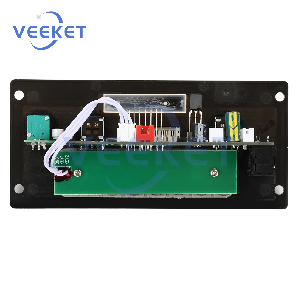 DC 5V 2*10W Bluetooth 5.3 MP3 Decoder Board 20W Amplifier Audio MP3 Player Car FM Radio Module TF USB Mic Record