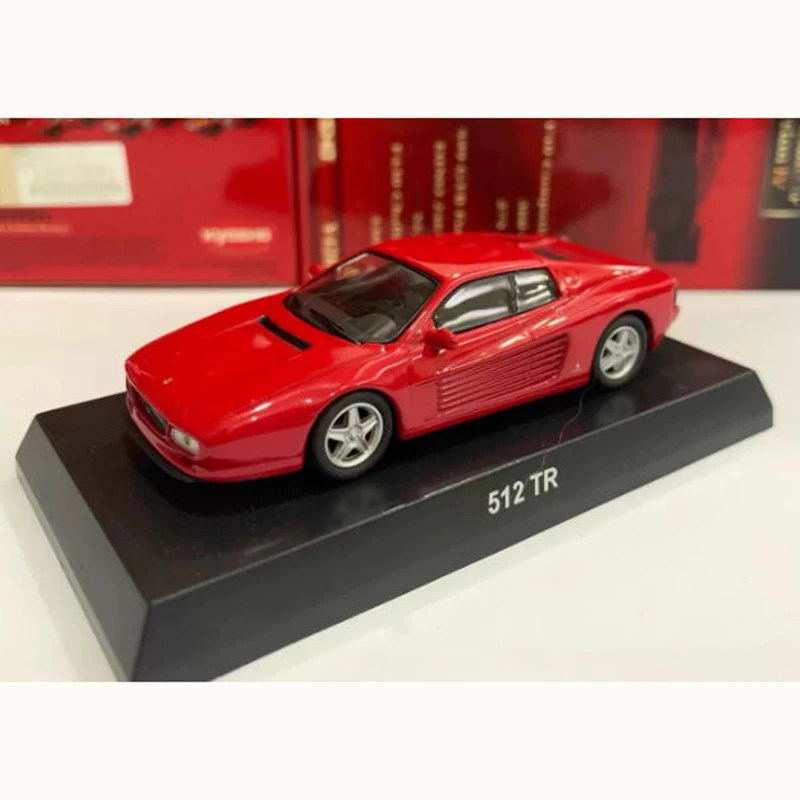 

KYOSHO 1:64 512 TR ярко-красная модель автомобиля из сплава, статическая коллекция, украшенные праздничные подарки, игрушки