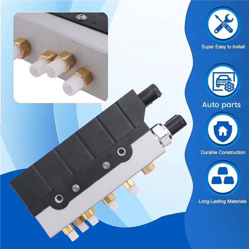 

A33K-Air Suspension Control Valve Block C2C35166 2W935B696AA For Jaguar XJ6 XJ8 X350 X358 Shock Absorber Distribution Valve