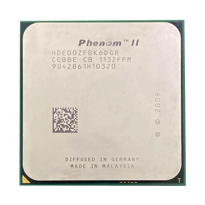 Phenom II X6 1100T 1100 3.3 GHz Six Core CPU Processor HDE00ZFBK6DGR Socket AM3