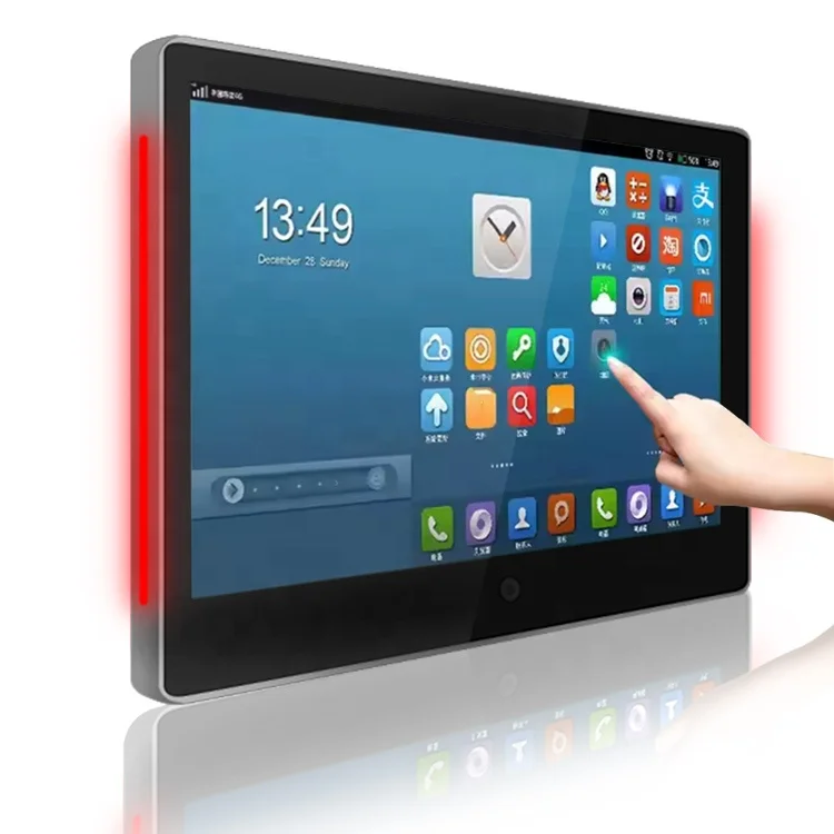 10 Wall Mounted PoE Power Tablet Conference Room Smart Android Tablet with Light Emitting Diode