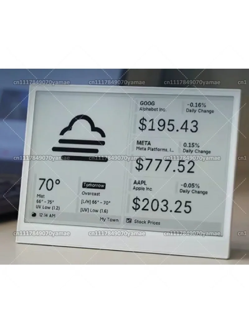 E1002 / E1001 Full-color / Monochrome 7.3 Inch EPaper Display Open-source Powered By ESP32-S3 3-month Battery Life
