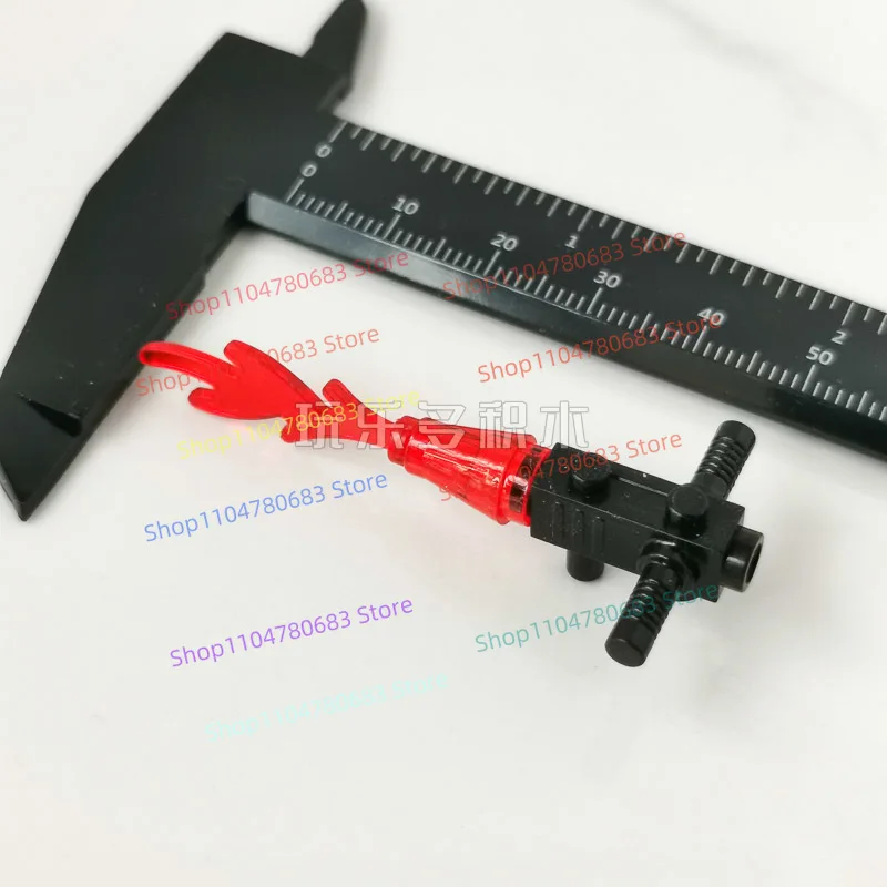 ビルディングブロック火炎放射器エネルギーガンミニフィギュア組み立てモデルディスプレイピースアニメ漫画アクセサリーグッズおもちゃギフト