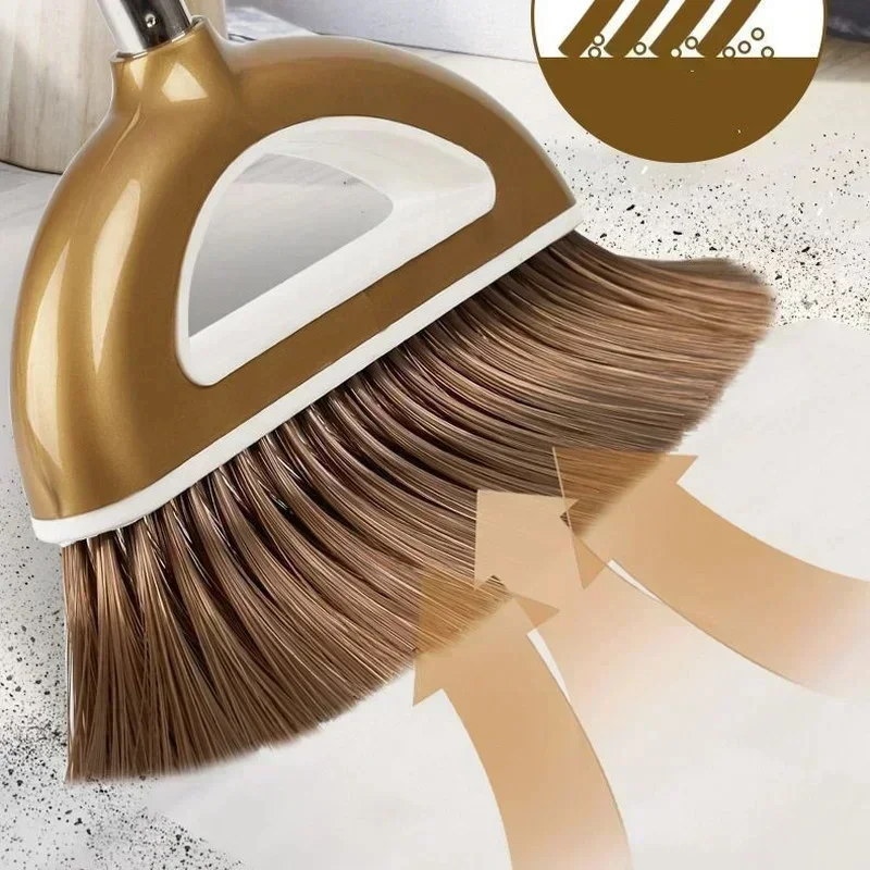 Nonstick Hair Sweeping Magic Broom Plastic Cleaning Household Broom Home Broom and Dustpan Set Dustpan Whisk Broom