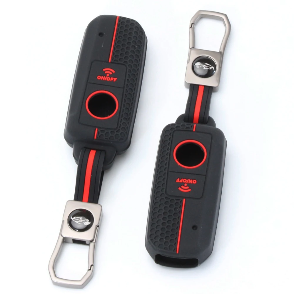 

Silicone Motorcycle Remote Smart Key Case cover Fob For Yamaha TMAX530 TMAX560 2017-2023