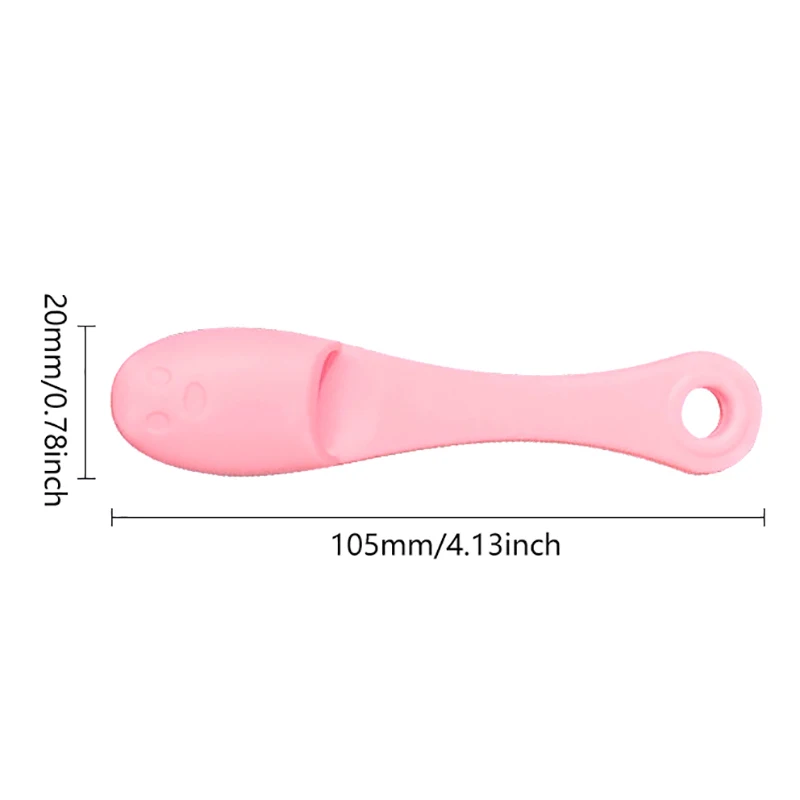 Escova nasal de silicone dupla face para poros faciais, massagem, portátil, cravo, ferramenta de beleza, esfoliação nasal