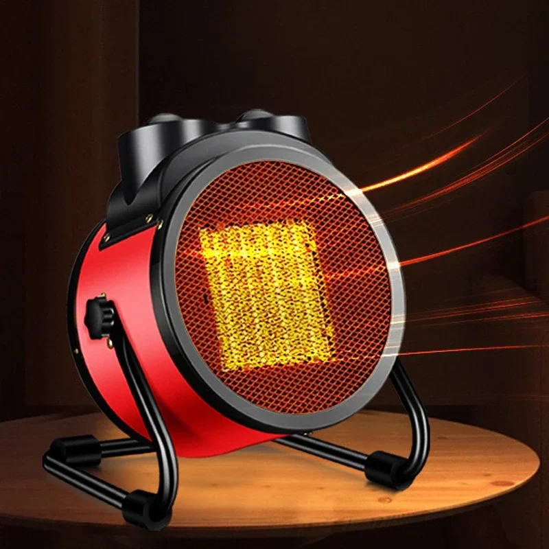 FirmHome StoreElectric Heating Fan 2000W Portable Space Heater Adjustable Thermostat 2 Heat Settings + Fan Mode Overheat & Tip-O