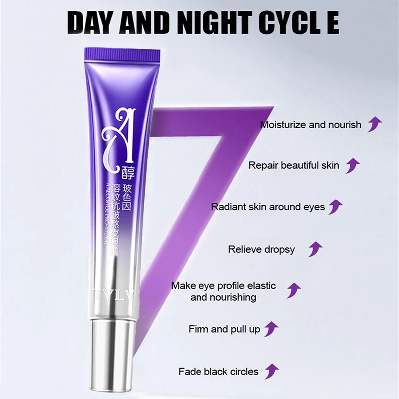 New Anti-Wrinkle Eye Cream Fades Fine Lines Anti Dark Circles Eye Serum Remove Eye Bags Puffiness Anti-Aging Firmness Eye Care