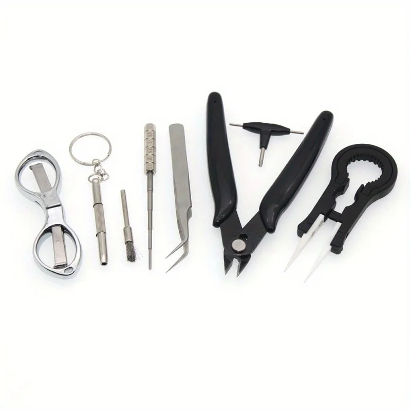 1PC DIY Coil Heating Wire Tool Kit Bag Tweezers Pliers Wire Heaters Kit Coil Jig Winding