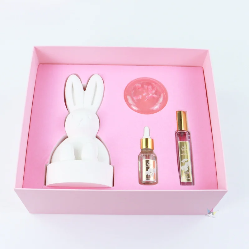 customized valentine gift packaging boxes reusable perfume bottle and set essential oil cosmetic mystery shiny package product b