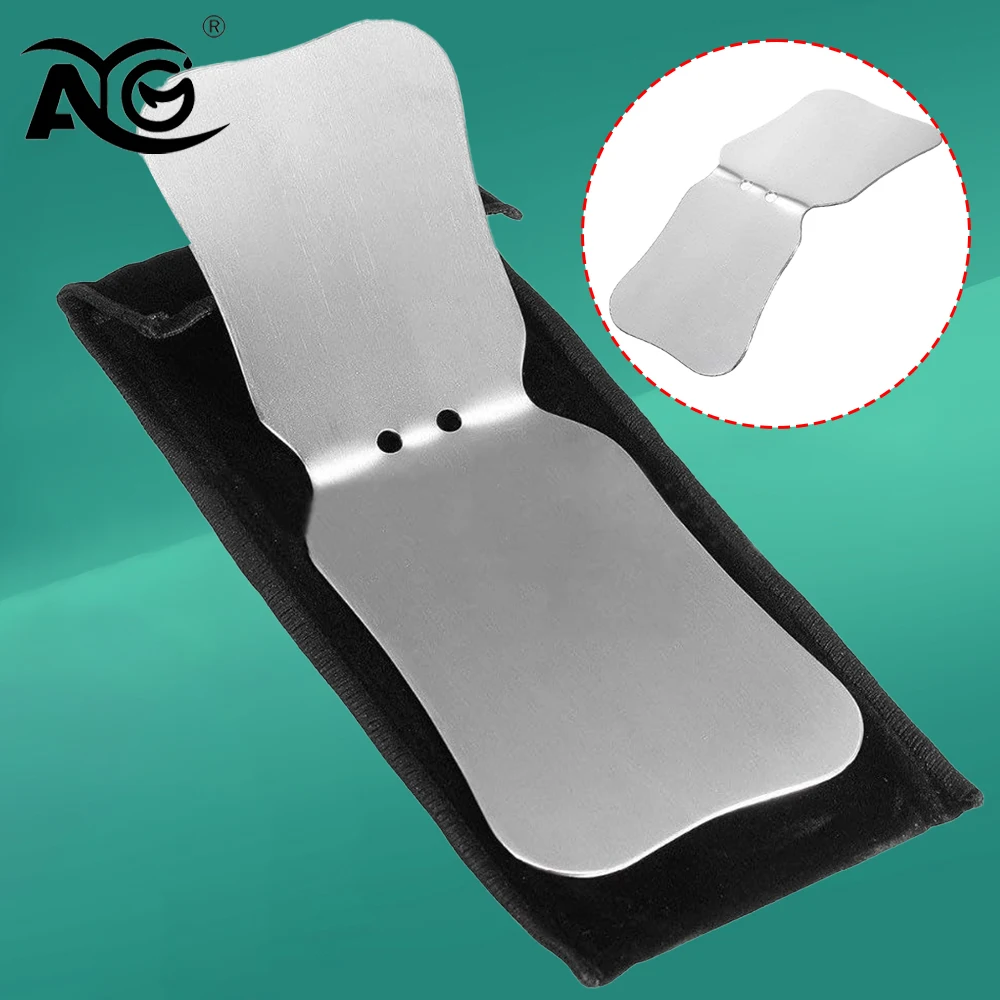 

AG 1Pcs Dental Orthodontic Mirror Stainless Steel Single Sided Photomirror Bendable Dental Oral Mirror Oral Reflection Mirror