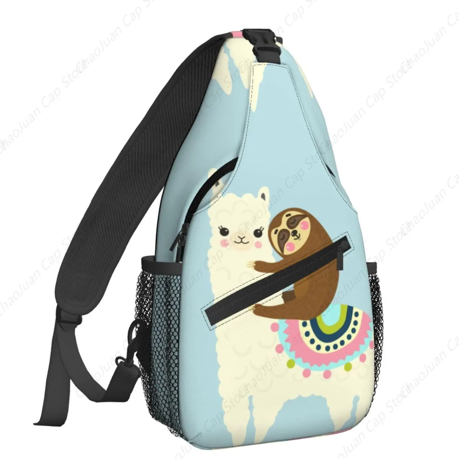 Camel Llama Cactus Umhängetaschen für Damen, trendiger Sling-Rucksack für Herren, Brusttasche, Fitnessstudio, Radfahren, Reisen, Wandern, Tagesrucksäcke