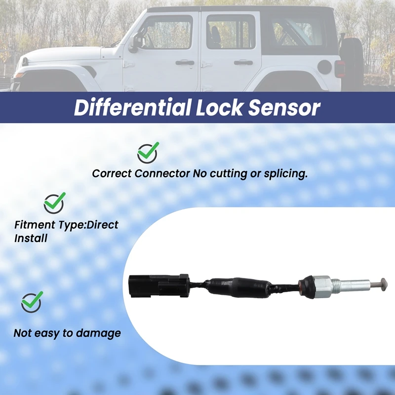 Differential Lock Sensor 68003569AA For Jeep Wrangler (JK) 2007-2018 Axle Lock Sensor