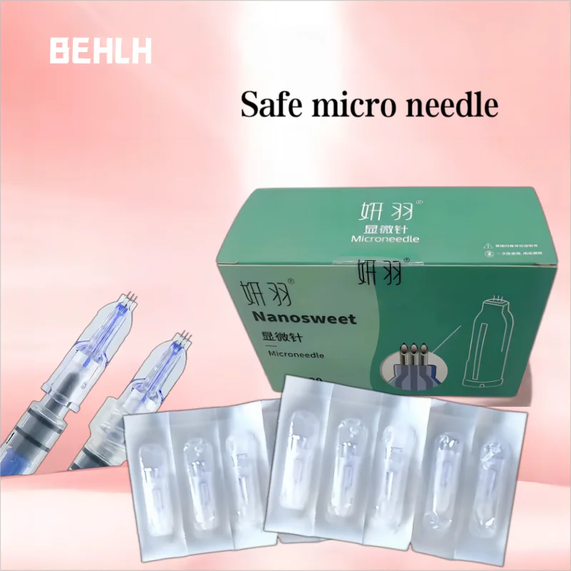 Nano soft Micronoodls Fillmed Hand Three Needles for Anti Aging Around Eyes and Neck Lines Skin Care Tool