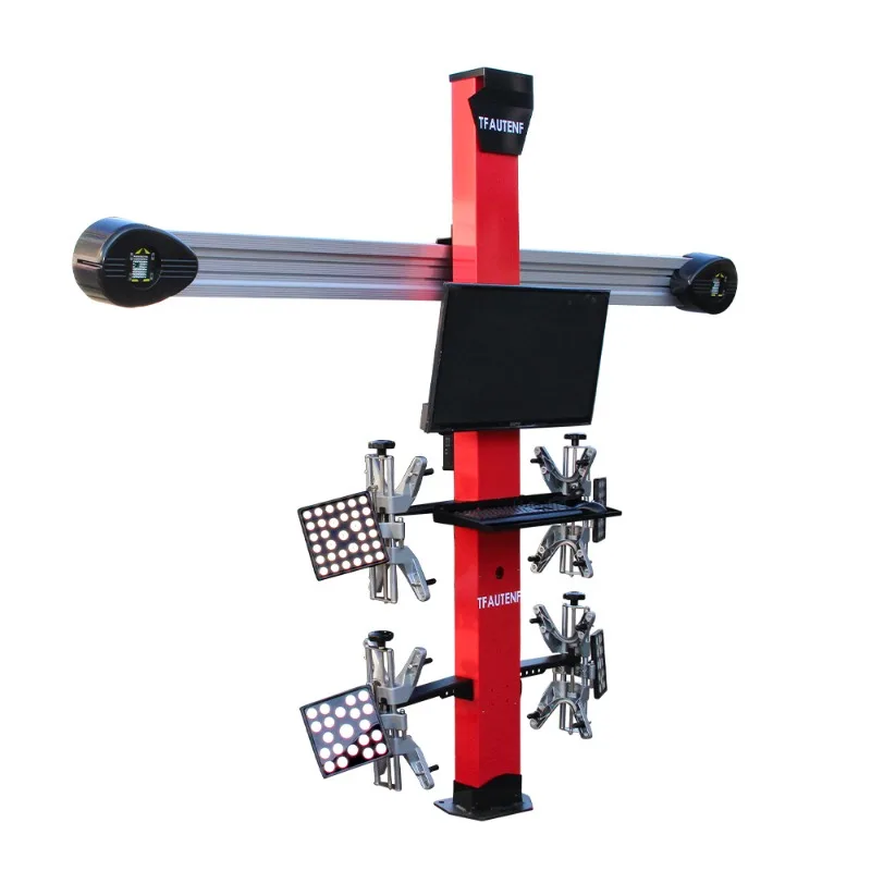 Full Set Auto 3D Four-Wheel Alignment Instrument Dizang Large Scissor & Four Post Lift Complete Auto Workshop Equipment Supply