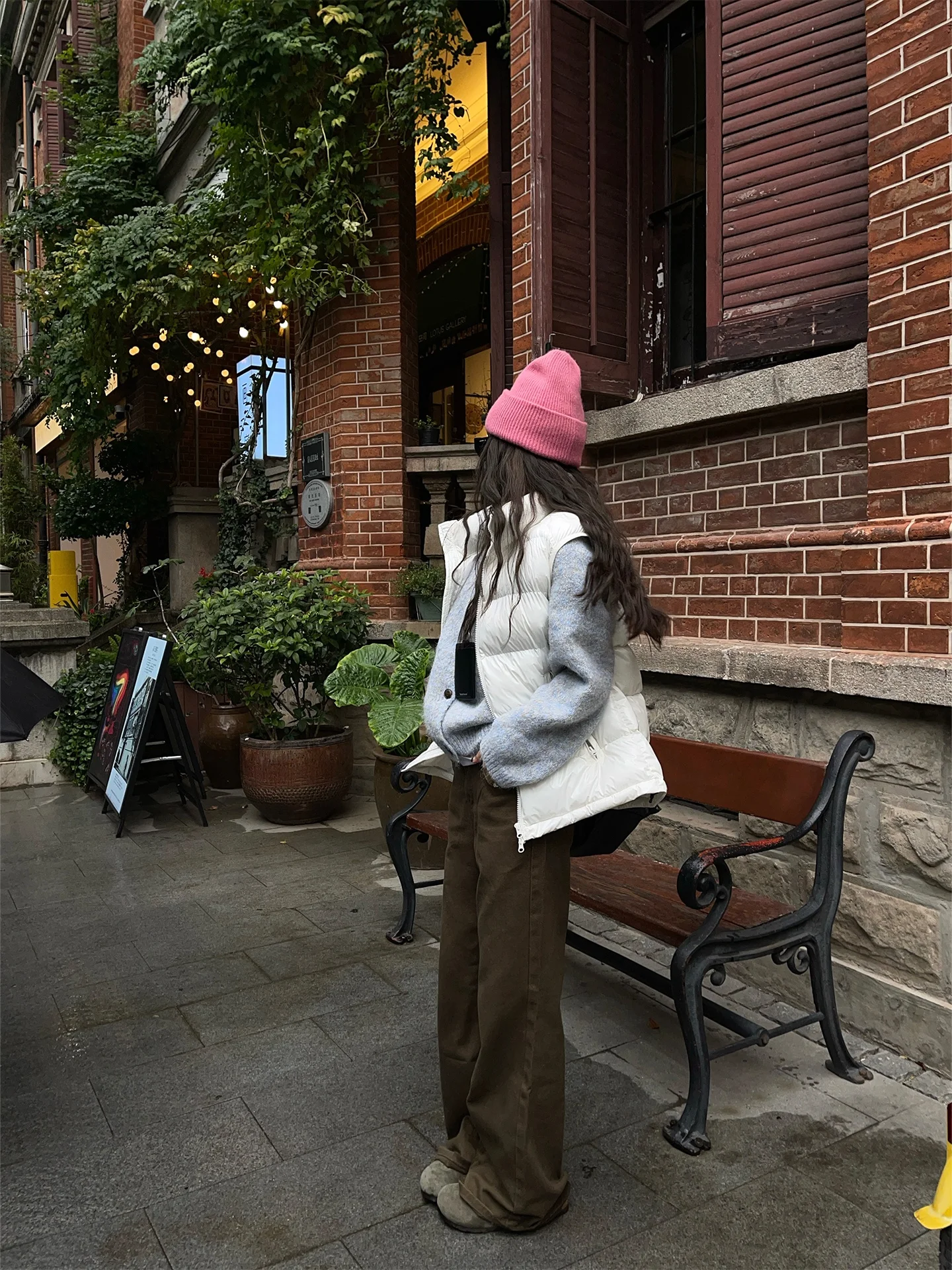 

Утепленный хлопковый жилет с белым воротником, теплый, повседневный, свободного кроя, для мужчин и женщин, зимняя верхняя одежда в корейском стиле, с длинными рукавами