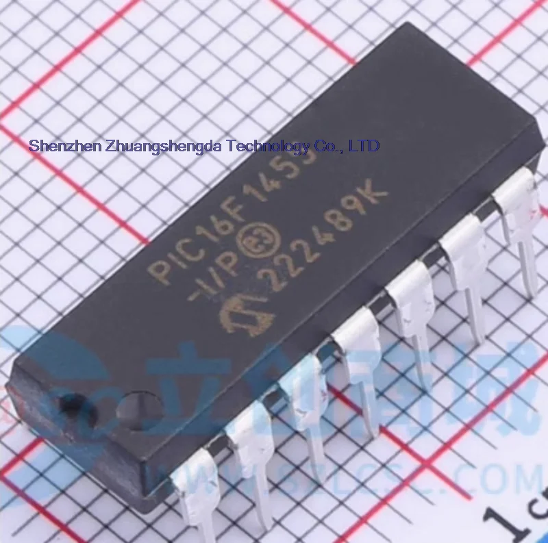 Chip IC DIP-14, lote de 5 unidades, PIC16F1455-I/P, PIC16F1455, 16F1455-I/P, PIC16F1455-I