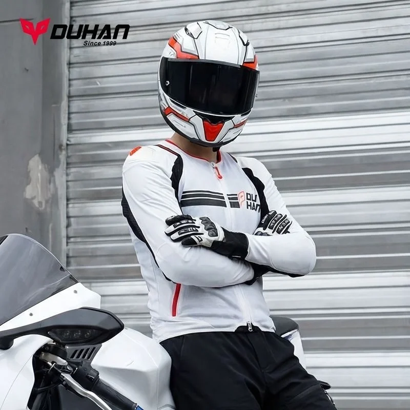 DUHAN Spring Summer Lightweight Ventilated Mesh Motorcycle Armor Men Women Motorcyclist Riding Armors Clothing Anti Wrestling