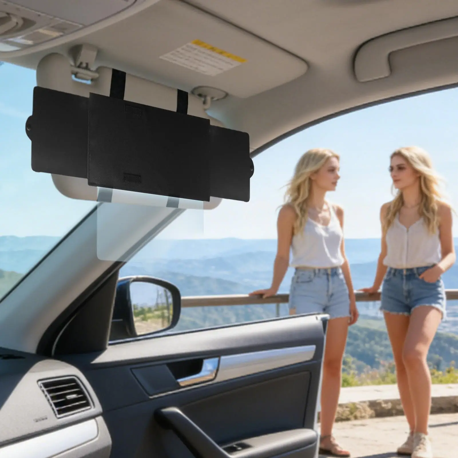 

For Universal Model Sun Visor Extender For Car Anti-Glare Adjustable Sunshade Protection Visor Extender Attachment For Vehicle