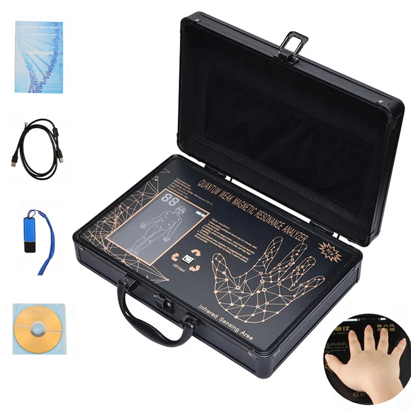 La más nueva gran oferta, analizador magnético cuántico de cuerpo completo, resonancia, bioimpedancia, subdiagnóstico de salud, última versión, máquina de escaneo