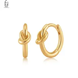 925 Stelings Silver Needle Trendy Retro Simple Huggies Hoop Earrings for Women Wedding Circle Korean Jewelry Accessories Gift