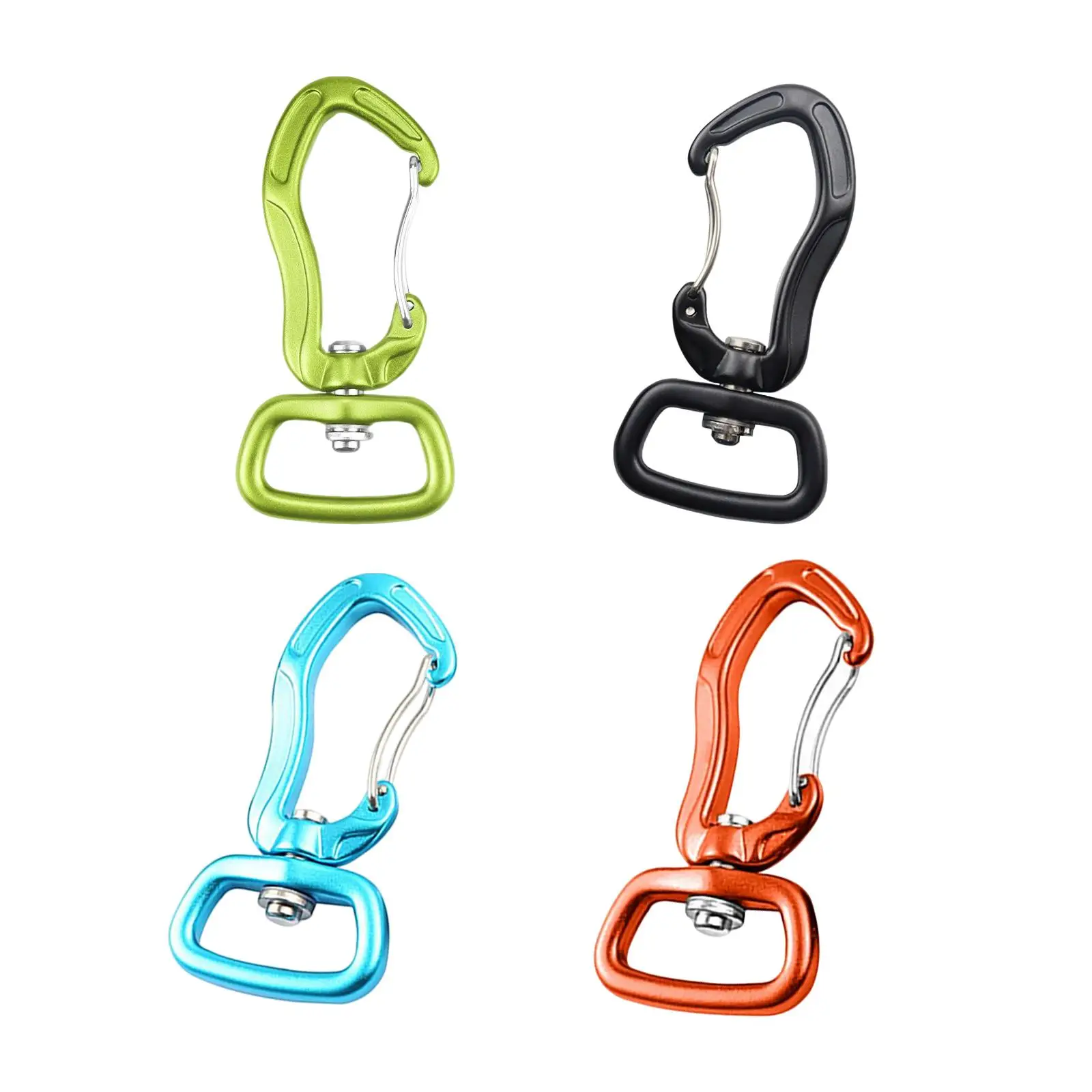 360° Rotating Swivel Carabiner Clip Multifunctional Locking Carabiner Clip For