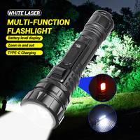 Super Bright LED Flashlight USB Rechargeable Flashlights with Tactical Zoom High Power Spotlight Outdoor Camping Fishing Torch