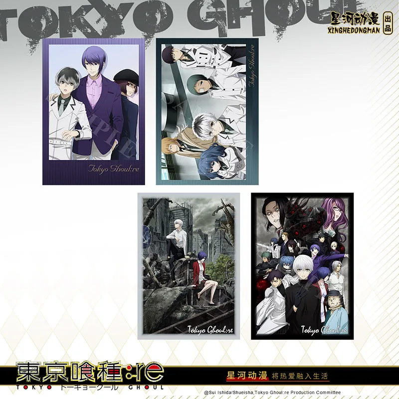 Tokyo Ghoul Re Sasaki Haise Arima Kisho Shuu Tsukiyama China Official Authorization Cosplay Paper Postcard