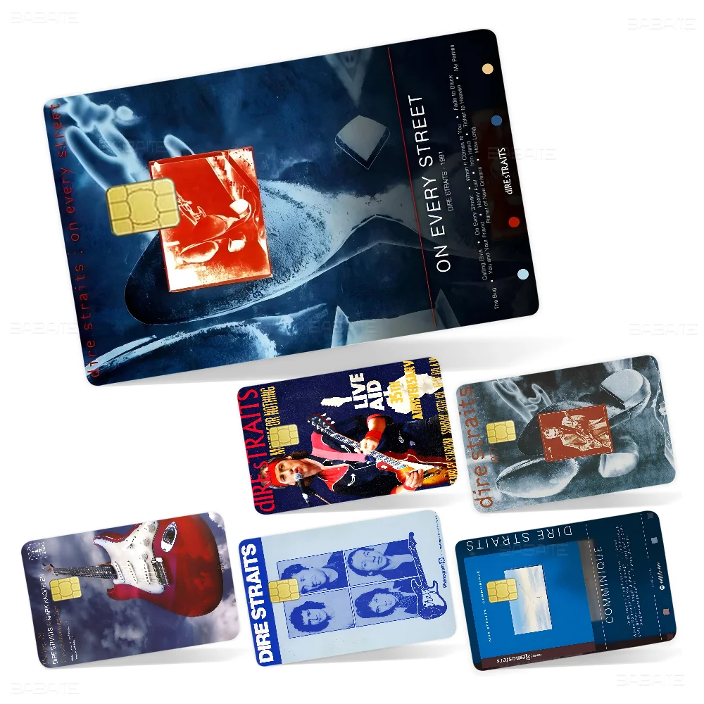 

D-Dire S-Straits Singer Various Anime Bank Credit Cards Bus Pass Stickers Cool Decoration Waterproof Stickers Collection Toys