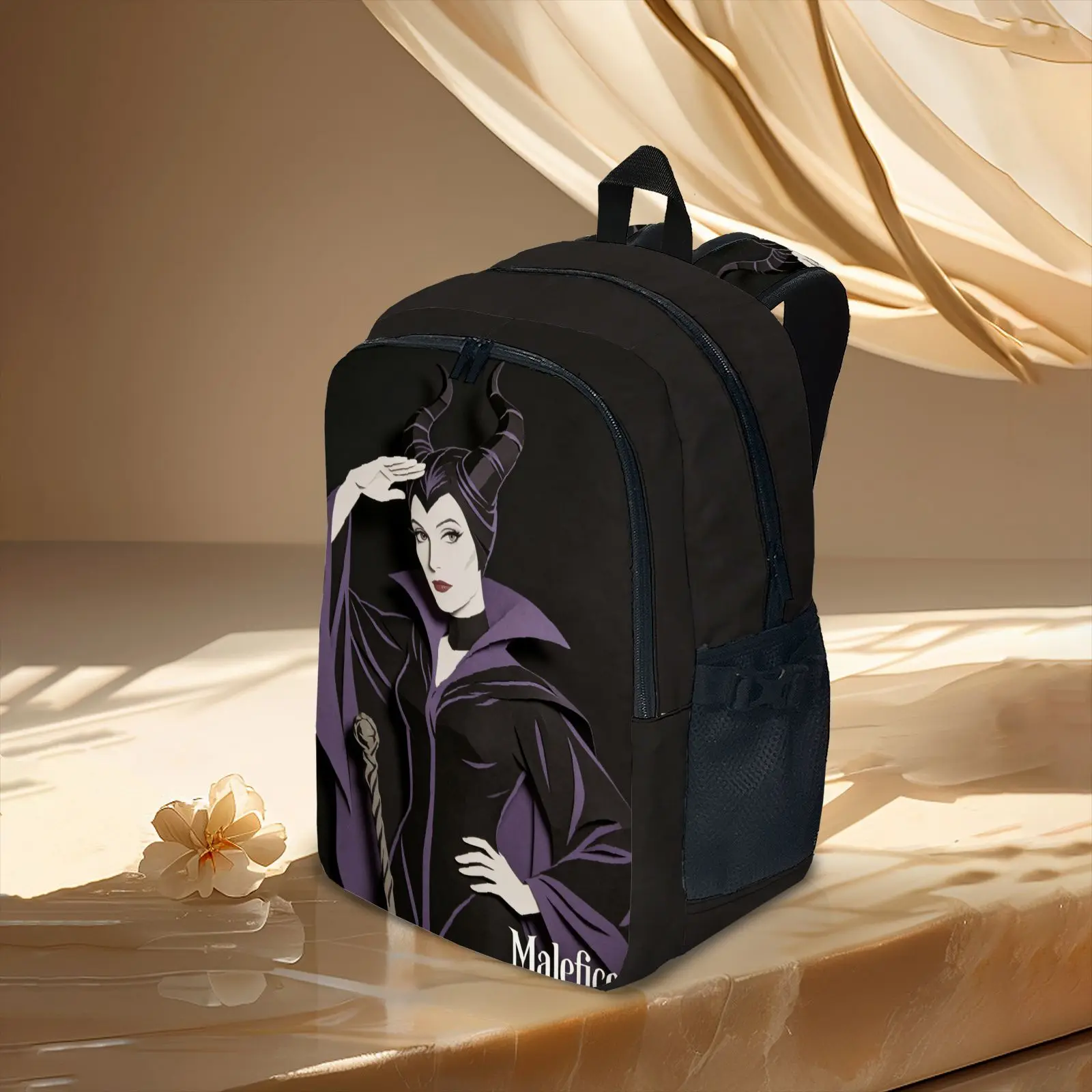 1 قطعة أشرار ديزني Maleficent & Evil Queen الظلام موضوع متعدد الطبقات المألوف للجنسين على ظهره مع عدة مقصورات