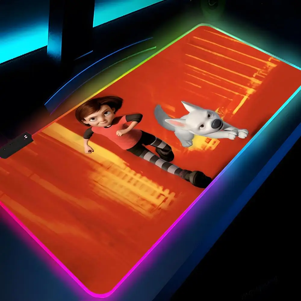 Bolt Mouse Pad Gaming LED 700x300 Mouse Trendy Mat Mousemats Table Pads PC Desk Mat RGB Keyboard Mat XXL