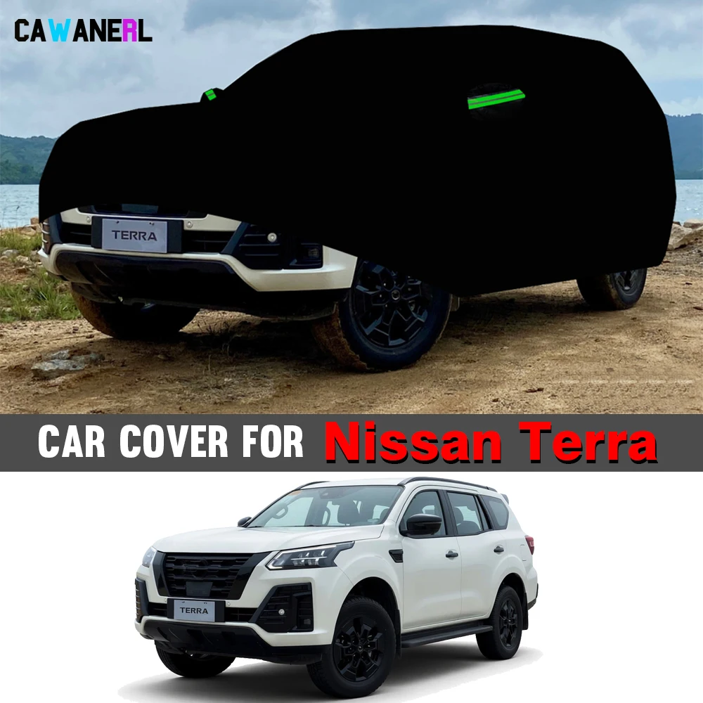 Full Car Cover For Nissan Terra X-Terra 2018-2026 SUV Outdoor Anti-UV Sun Snow Rain Wind Scratch Resistant Cover Waterproof