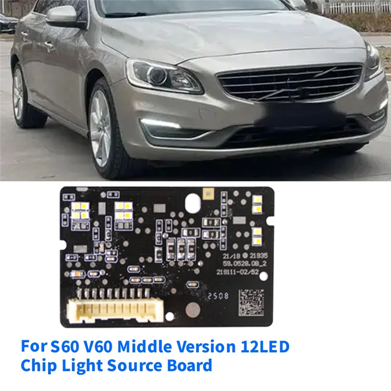 

219111-01 219111-02 21911101 21911102 Headlight PCB Board 1Pair LED Chip Light Source For VOLVO S60 Middle Version-A28K