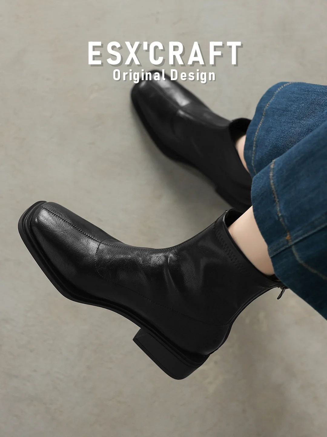 bottines-bla-eepskin-ort-pour-femmes-nouvelle-collection-automne-hiver-elastiques-ajustees-a-bout-carre-a-talon-moyen-et-epais